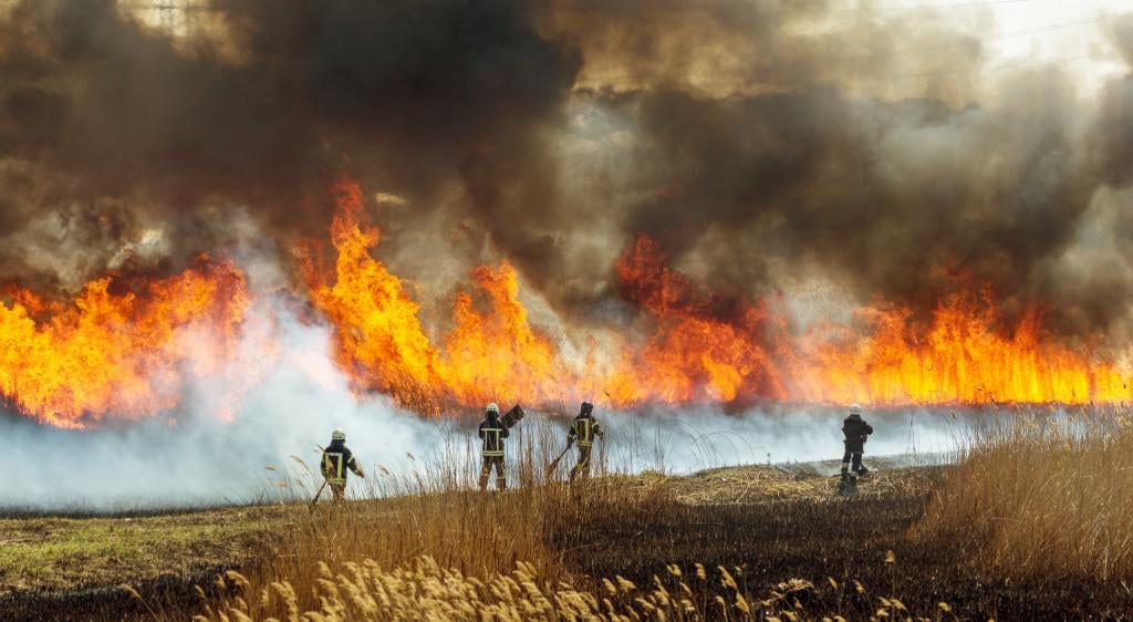 Опасност от възникване на пожари в земеделските територии и в горските урбанизирани територии